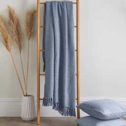 Drift Home Hayden Throw, Ocean Blue