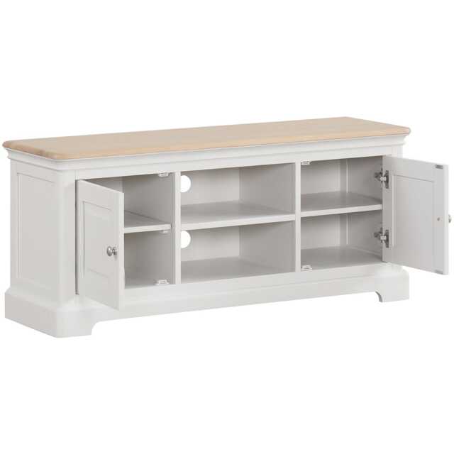 Casa Linden Large TV Cabinet, Grey - image 1