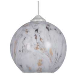 Casa Las Vegas Lamp Shade, Glass, Easyfit, White