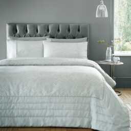 Portfolio Home Antibes Duvet Set, Double, Silver - thumbnail 1