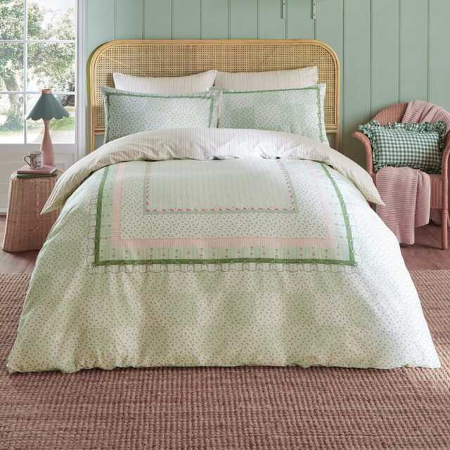 Cath Kidston Archive Book Duvet Set, Single, Pistachio - image 1