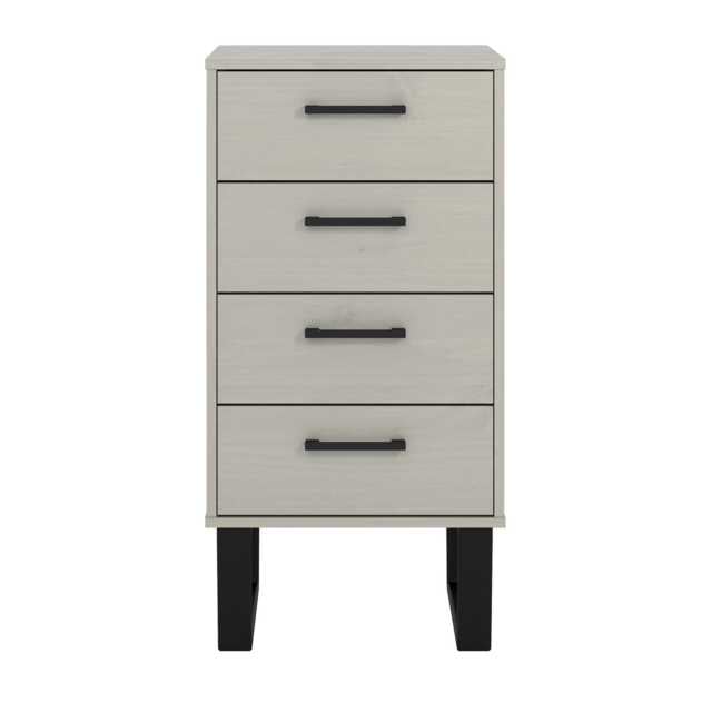 Casa Taylor 4 Drawer Petite Chest of Drawers, Grey - image 1