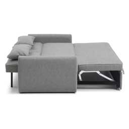 Casa Cara Fabric Sofa Bed, Grey - thumbnail 4
