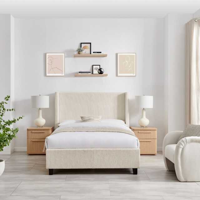 Casa Nigella Bed Frame, King Size, Natural - image 1