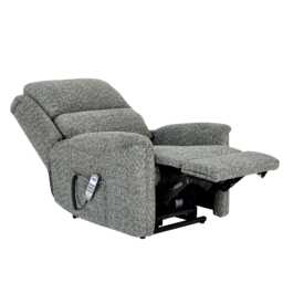 Celebrity Farndon Petite Cloud Zero Power Recliner Fabric Armchair, Luna Peacock - thumbnail 2