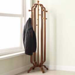 Jual San Marino Curve Coat Stand, Walnut - thumbnail 1