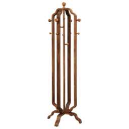 Jual San Marino Curve Coat Stand, Walnut - thumbnail 2