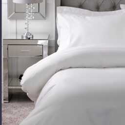Belledorm Bamboo Duvet Cover, Super King, White - thumbnail 3