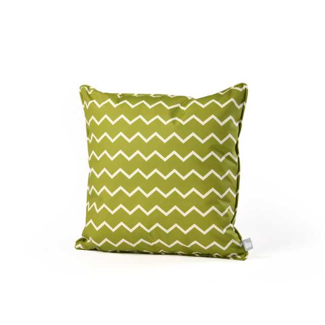 Extreme Lounging Weather Resistant Outdoor B-Cushion, 50x50cm, ZigZag Olive