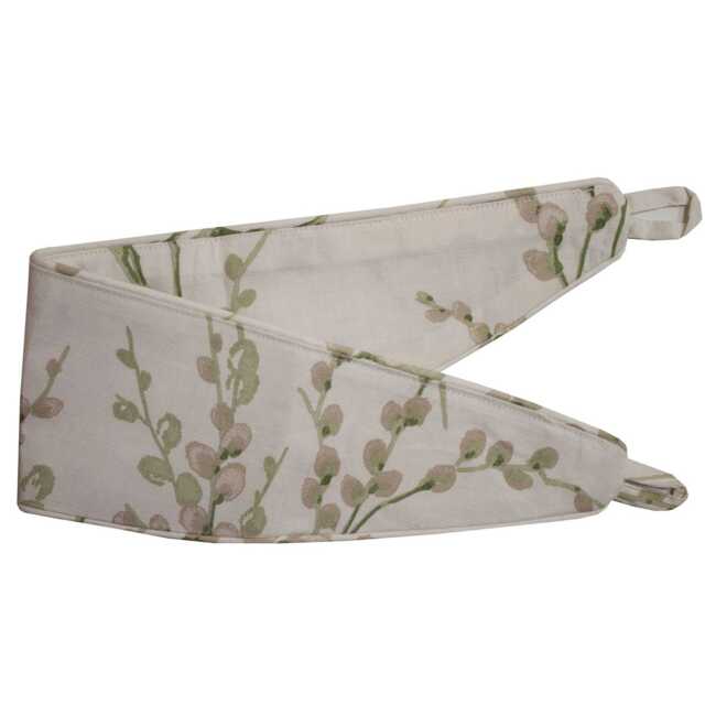 Laura Ashley Pussy Willow Curtain Tie Backs, Set of 2, Off-White Hedgerow - image 1