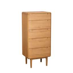 G Plan Winchester 5 Drawer Tall Chest of Drawers - thumbnail 2