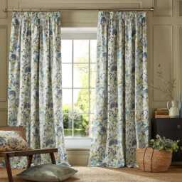 Voyage Maison Country Hedgerow Curtains, 229 x 229cm, Sky - thumbnail 1