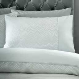 Portfolio Home Antibes Duvet Set, Super King, Silver - thumbnail 4