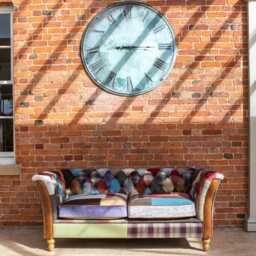 Casa Patchwork Rutland Harlequin 2 Seater Fabric Sofa - thumbnail 2
