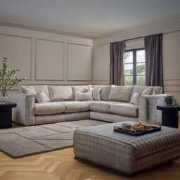 Casa Ariel Large Corner Fabric Sofa - thumbnail 2
