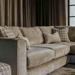 Casa Ariel Large Corner Fabric Sofa