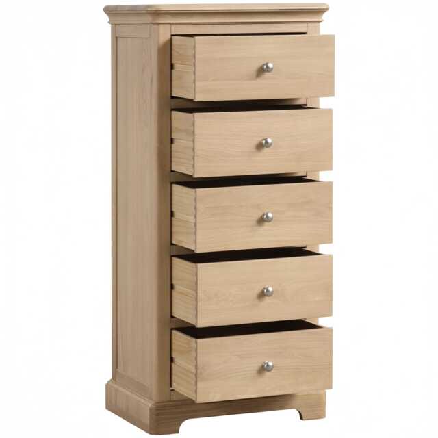 Casa Linden 5 Drawer Wellington Chest of Drawers - image 1
