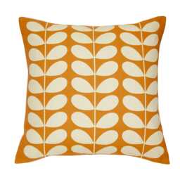 Orla Kiely Textured Flower Cushion, Moss - thumbnail 2