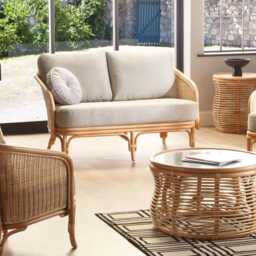 Desser Royal 2 Seater Cane Sofa - thumbnail 3