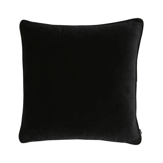 Malini Luxe Velvet Cushion, Black