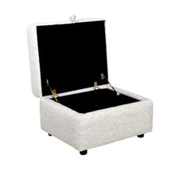 Casa Emilia Fabric Storage Footstool - thumbnail 3