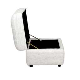 Casa Emilia Fabric Storage Footstool - thumbnail 4
