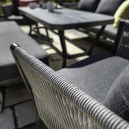 Hartman Dubai Aluminium Garden Sofa Set, 5 Seater, Grey - thumbnail 2
