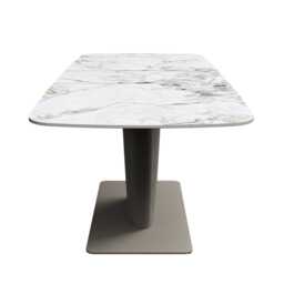 Casa Castello Extending Dining Table, White - thumbnail 3