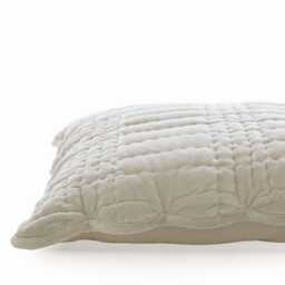Laura Ashley Brady Scalloped Microfibre Cushion, 43cm x 43cm, Dove Grey - thumbnail 3