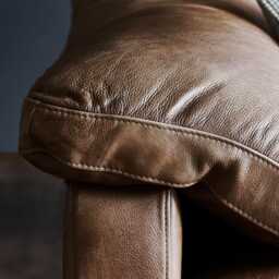 Casa Bailey 3 Seater Leather Sofa - thumbnail 3