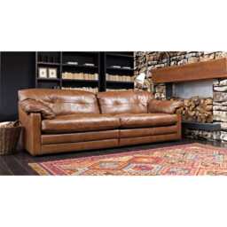 Casa Bailey 3 Seater Leather Sofa