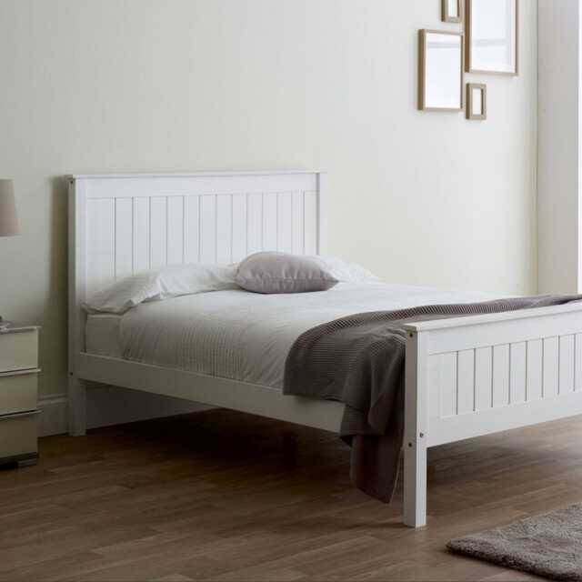 Casa Lily Bed Frame, King, White - image 1