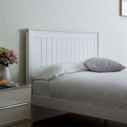 Casa Lily Bed Frame, King, White - thumbnail 3