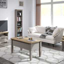 Casa Connor Ladder Bookcase, Grey - thumbnail 2