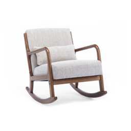 Casa Danna Fabric Rocking Chair, Leto Natural - thumbnail 2