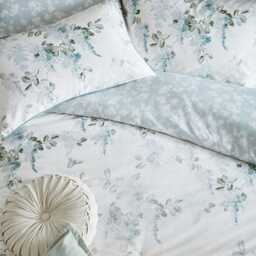 Laura Ashley Mirabelle Duvet Set, Double, Pale Seaspray - thumbnail 2