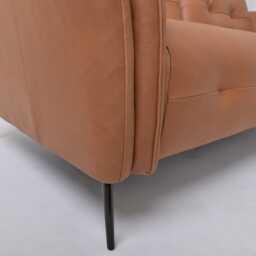 Italia Living Bolzano 2 Seater Leather sofa, Brown - thumbnail 2