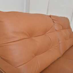Italia Living Bolzano 2 Seater Leather sofa, Brown - thumbnail 4