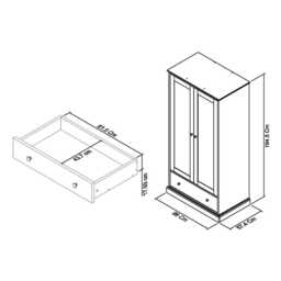 Casa Eva Double Wardrobe - thumbnail 3