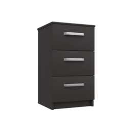 Casa London 3  Drawer Bedside Cabinet - thumbnail 1