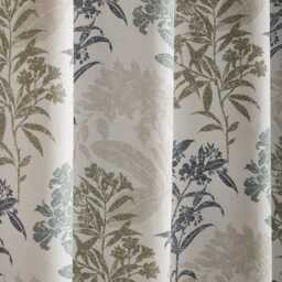 Laura Ashley Tenby Blackout Eyelet Curtains, 223 X 182cm, Seaspray - thumbnail 2