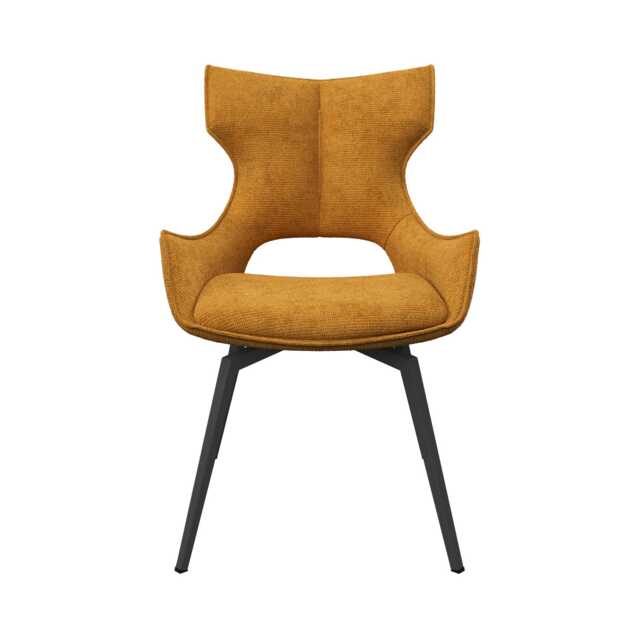 Casa Raffaello Swivel Dining Chair, Mustard - image 1