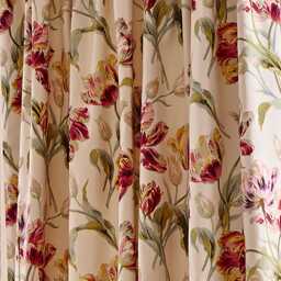 Laura Ashley Gosford Curtains, 162 x 182cm, Cranberry - thumbnail 2