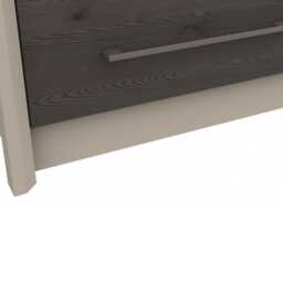 Casa Lyon 3 Drawer Bedside Cabinet, Anthracite - thumbnail 2