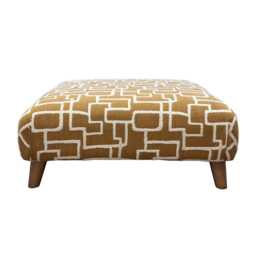 Casa Phoenix Fabric Footstool - thumbnail 2