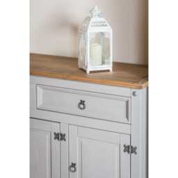 Casa Connor Small Sideboard, Grey - thumbnail 2
