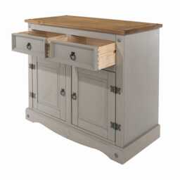 Casa Connor Small Sideboard, Grey - thumbnail 3