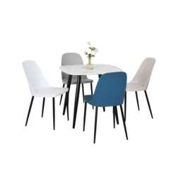 Casa Angelo Square Dining Table, White - thumbnail 2