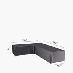 Aerocover Weather Resistant Outdoor Right Hand Corner Sofa Cover, 330x255x100x70cm
