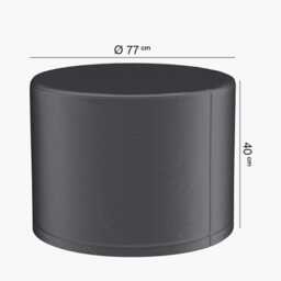 Aerocover Weather Resistant Outdoor Fire Pit Table Cover, Round, 77x40cm